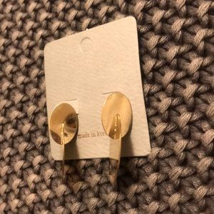 Gold earrings
